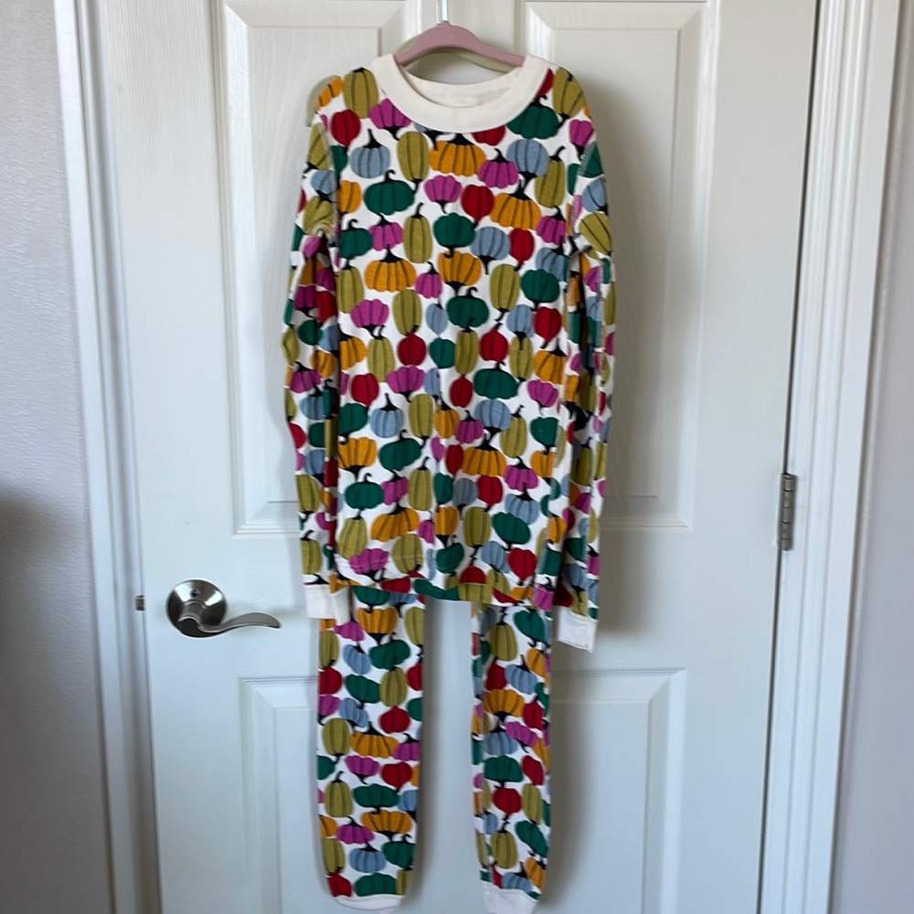 Hanna Andersson Pumpkin Pajamas - Size 12